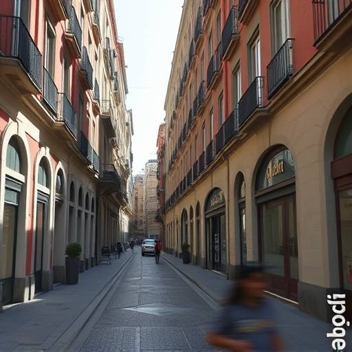 Captura de pantalla de Google Maps mostrando la ubicación de Elocuencia Brillante en la Calle de la Oratoria, Madrid